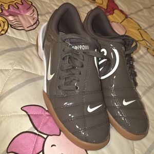 Nike Dark Brown and White Sneakers